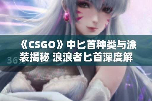 《CSGO》中匕首种类与涂装揭秘 浪浪者匕首深度解析