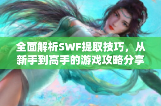 全面解析SWF提取技巧，从新手到高手的游戏攻略分享