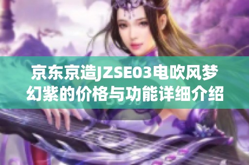 京东京造JZSE03电吹风梦幻紫的价格与功能详细介绍