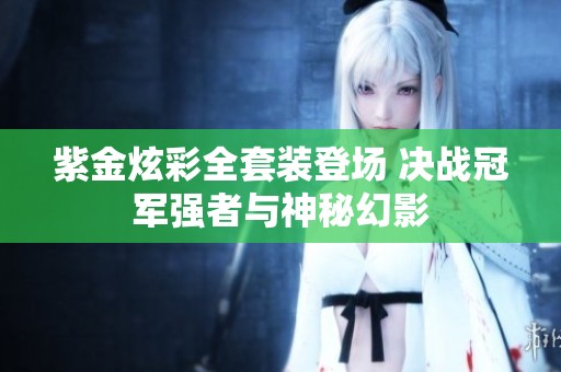 紫金炫彩全套装登场 决战冠军强者与神秘幻影