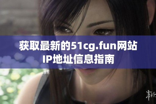 获取最新的51cg.fun网站IP地址信息指南