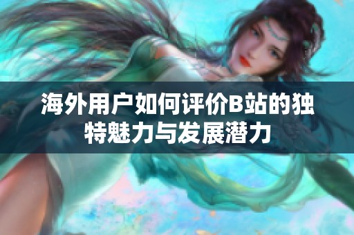 海外用户如何评价B站的独特魅力与发展潜力