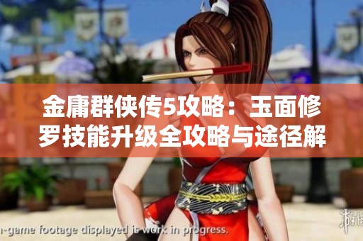 金庸群侠传5攻略：玉面修罗技能升级全攻略与途径解析