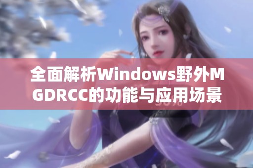 全面解析Windows野外MGDRCC的功能与应用场景