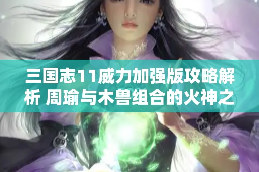 三国志11威力加强版攻略解析 周瑜与木兽组合的火神之道