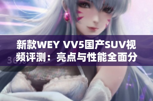 新款WEY VV5国产SUV视频评测：亮点与性能全面分析