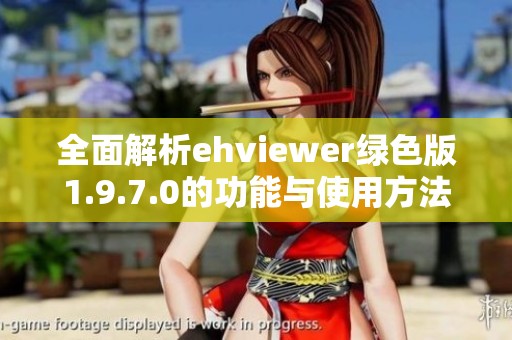 全面解析ehviewer绿色版1.9.7.0的功能与使用方法