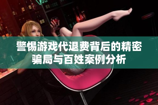 警惕游戏代退费背后的精密骗局与百姓案例分析