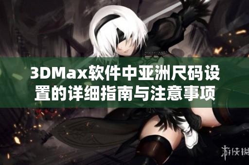 3DMax软件中亚洲尺码设置的详细指南与注意事项