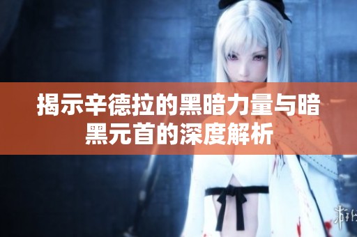 揭示辛德拉的黑暗力量与暗黑元首的深度解析
