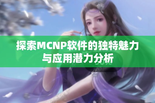 探索MCNP软件的独特魅力与应用潜力分析