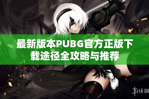 最新版本PUBG官方正版下载途径全攻略与推荐