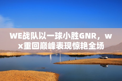 WE战队以一球小胜GNR，wx重回巅峰表现惊艳全场